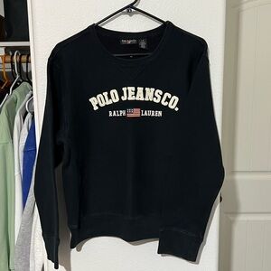 Polo by Ralph Lauren Black Crewneck Sweater